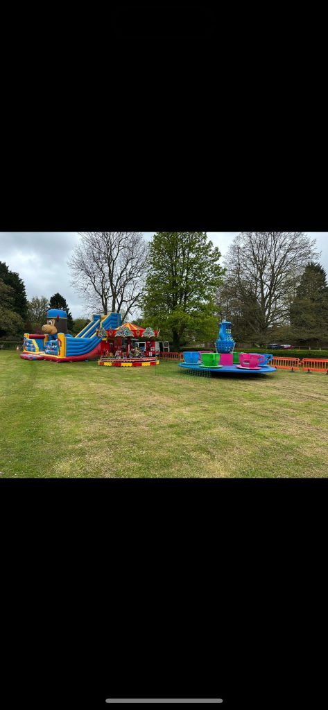 Amusement and fairground rides for children